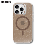 BRABUS iPhone 16 Pro MagSafe Lens Koruma Glitter Kenar Koruma Katmanlı Ashley Silicone Case · 1