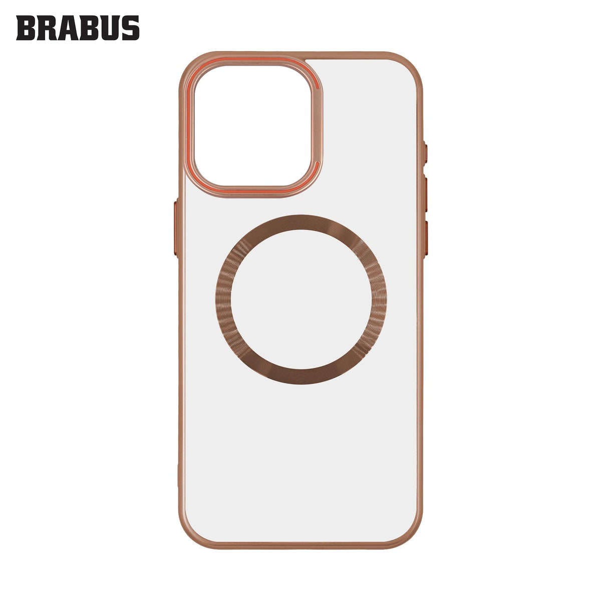 BRABUS iPhone 16 Pro MagSafe Metal Stand Colored Lazer Clear Lens Koruyuculu Slim Wing Silicone Case · 3