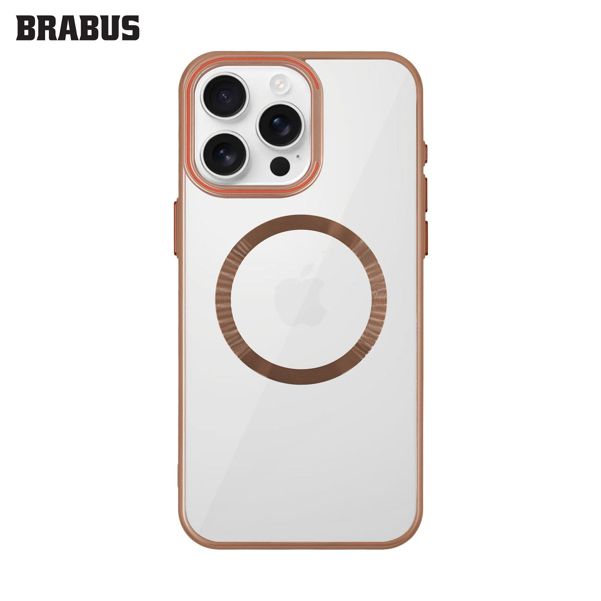 BRABUS iPhone 16 Pro MagSafe Metal Stand Colored Lazer Clear Lens Koruyuculu Slim Wing Silicone Case · 2