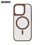 BRABUS iPhone 16 Pro MagSafe-Compatible ip Takma Aparatlı Frosted Colored Matte Add Silicone Case · 3