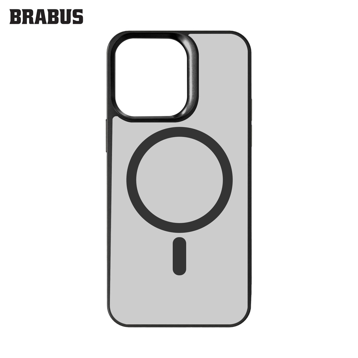 BRABUS iPhone 16 Pro MagSafe-Compatible Frosted Extra Yan Koruma Katmanlı Soft Matte Rain Silicone Case · 3