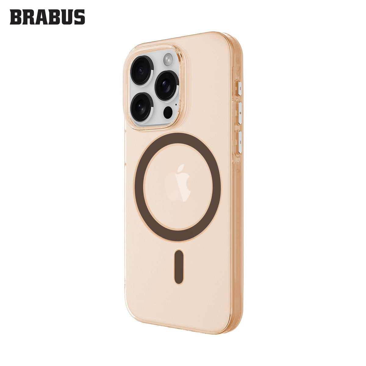 BRABUS iPhone 16 Pro MagSafe-Compatible Yarı Saydam Anti-Shock Slim Perth Hard-Shell Case · 2
