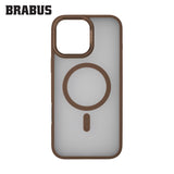 BRABUS iPhone 16 Pro MagSafe-Compatible Frosted Soft Edges Matte York Silicone Case · 2