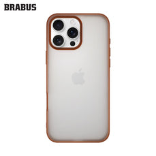 BRABUS iPhone 16 Pro Max Slim Slim Frosted Kenarları Colored Matte Soft Cube Silicone Case · 1
