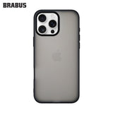 BRABUS iPhone 16 Pro Max Slim Slim Frosted Kenarları Colored Matte Soft Cube Silicone Case · 2