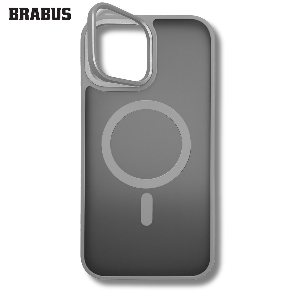 BRABUS iPhone 16 Pro Max MagSafe Kamera Stand Frosted Kenarları Colored Soft Venice Silicone Case · 2