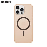 BRABUS iPhone 16 Pro Max MagSafe-Compatible Yarı Saydam Anti-Shock Slim Perth Hard-Shell Case · 1