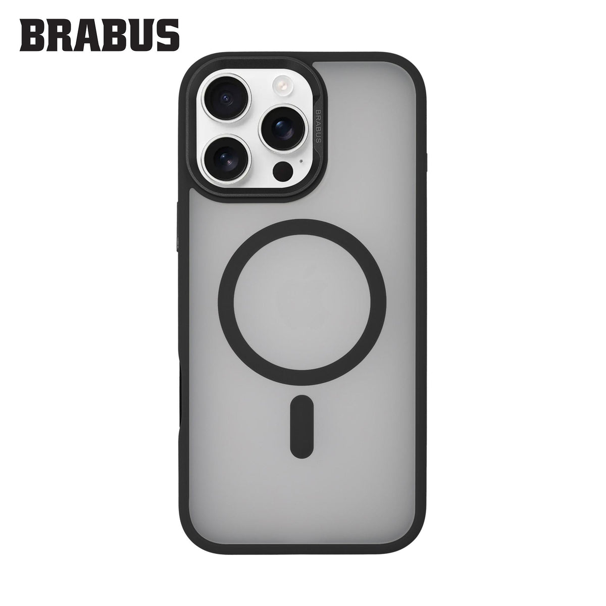 BRABUS iPhone 16 Pro Max MagSafe-Compatible Frosted Soft Edges Matte York Silicone Case · 2