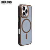 BRABUS iPhone 16 Pro Max MagSafe-Compatible Arkası Clear Kenarları Colored Soft Porto Silicone Case · 3