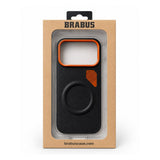 BRABUS MagSafe-Compatible Metal Buttons Leather-Covered Boxed Ram Phone Case for iPhone 16 Pro Max · 2