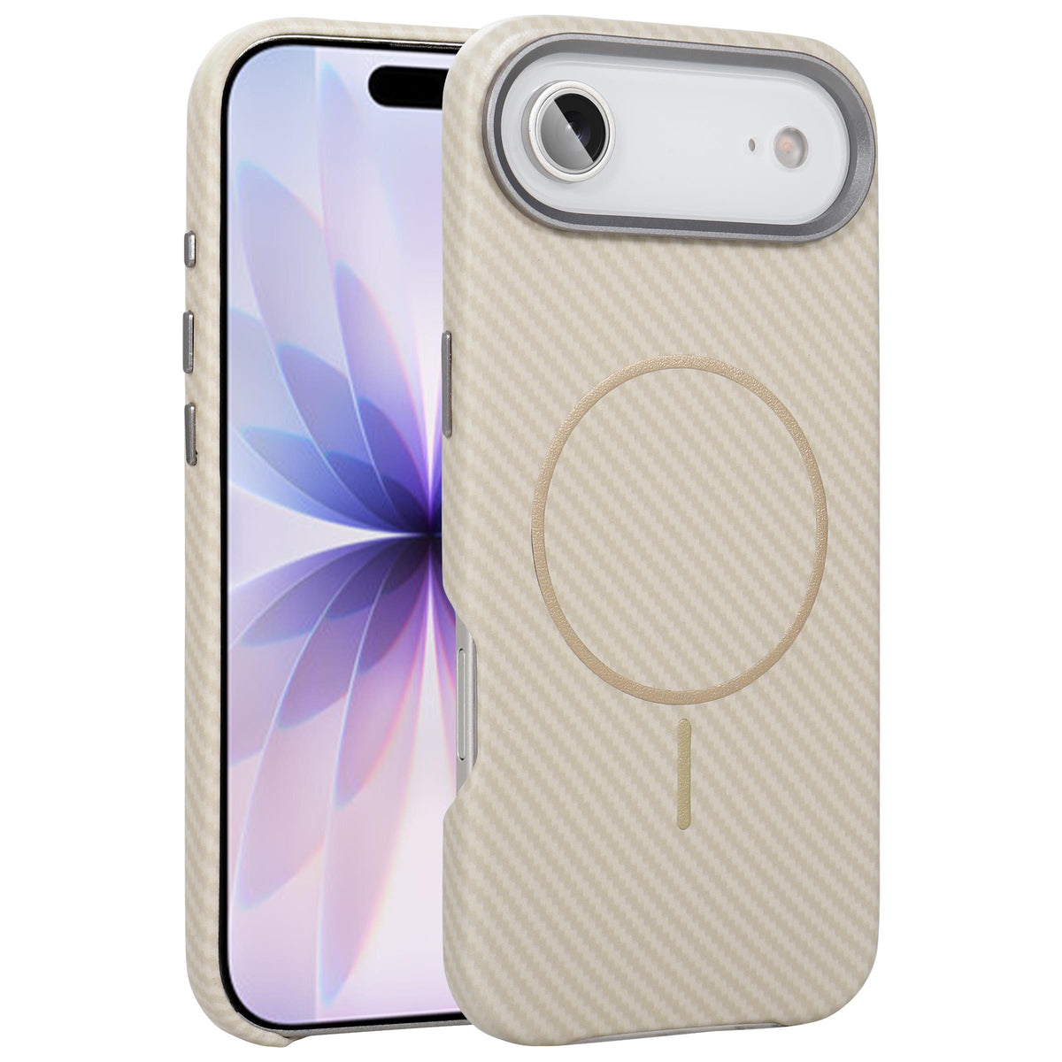BRABUS Carbon Fiber Print Covering MagSafe-Compatible Patch Case for iPhone 17 Air · 3