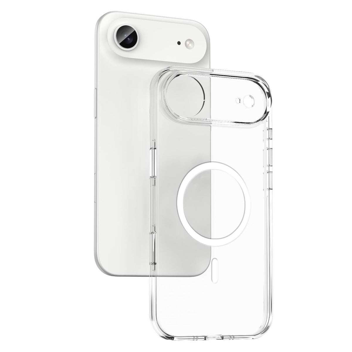 BRABUS MagSafe-Compatible Hard-Shell Clear Zero Phone Case for iPhone 17 Air · 2