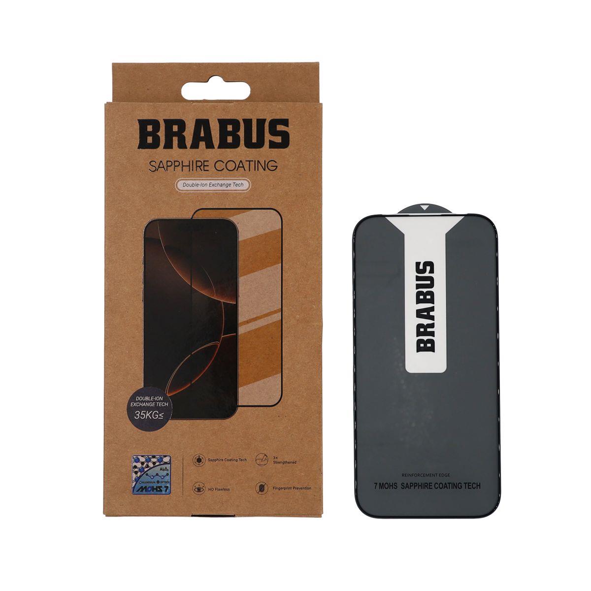 BRABUS 7 mOhs Wear and Scratch-Resistant Sapphire Glass Screen Protector for iPhone 18 Pro / iPhone 17 Pro / iPhone 16 Pro · 2