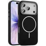 BRABUS Carbon Fiber Print Covering MagSafe-Compatible Patch Case for iPhone 17 Pro Max · 3