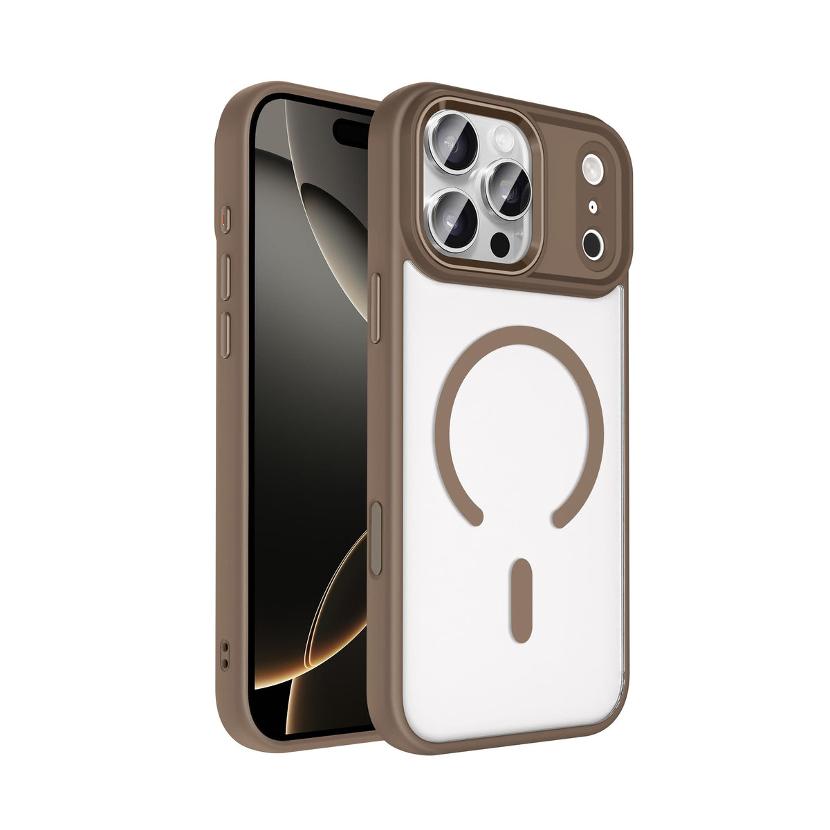 BRABUS MagSafe-Compatible Plastic Edges Kraf Silicone Case for iPhone 17 Pro Max · 3