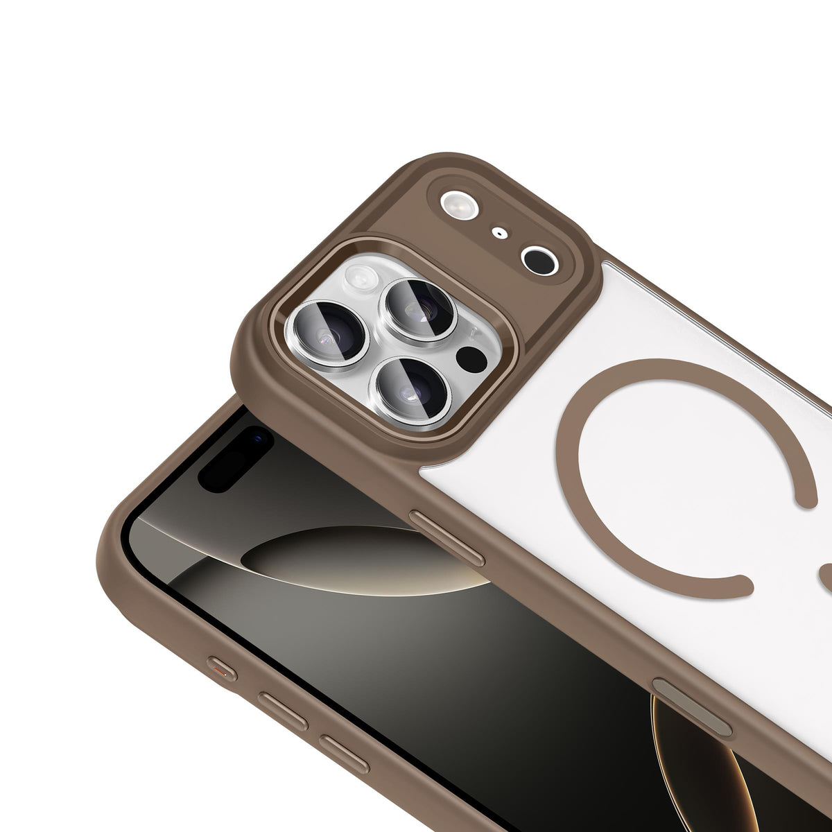 BRABUS MagSafe-Compatible Plastic Edges Kraf Silicone Case for iPhone 17 Pro Max · 4