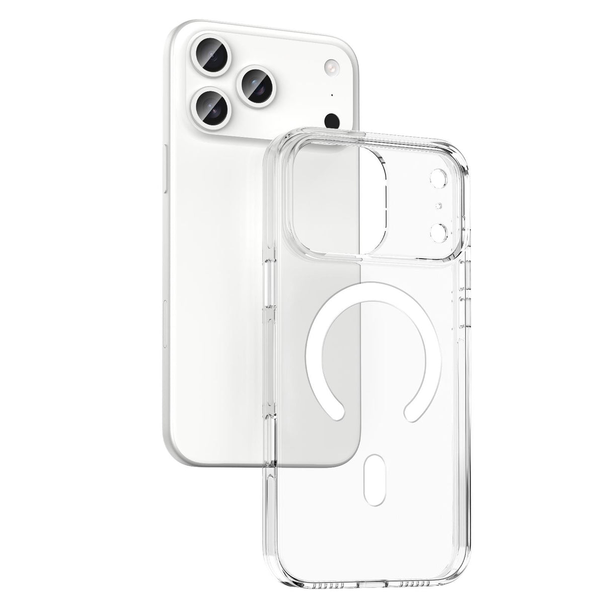 BRABUS MagSafe-Compatible Hard-Shell Royal Clear Phone Case for iPhone 17 Pro Max · 3