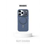 BRABUS MagSafe-Compatible Velvet-Lined Kaplamalı Deri Nut Phone Case for iPhone 17 Pro · 1