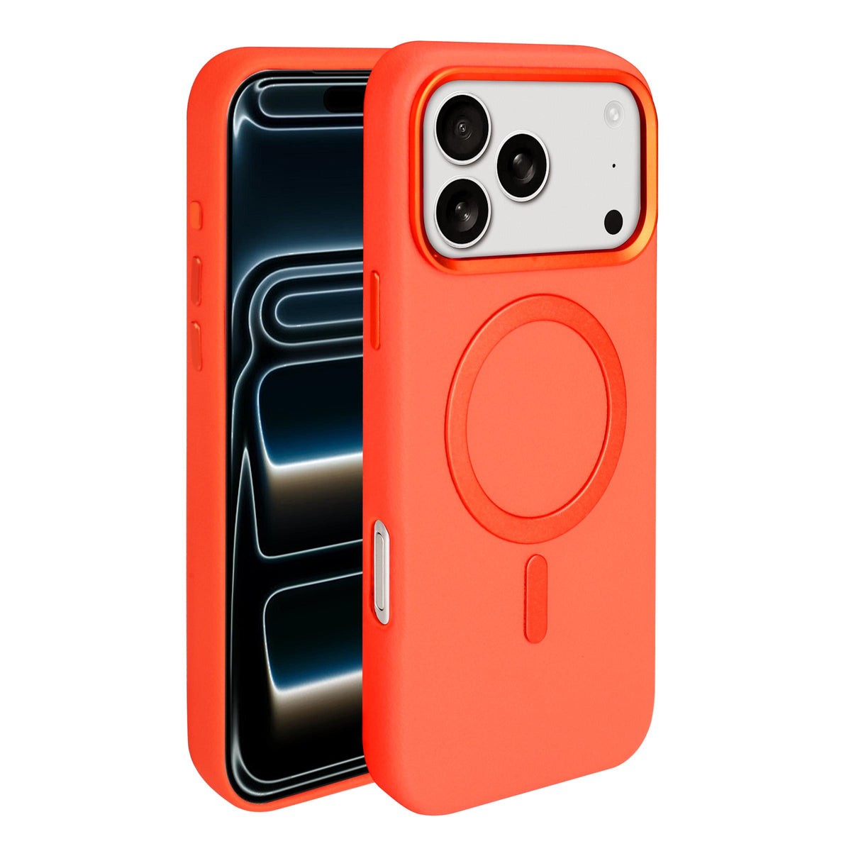 BRABUS MagSafe-Compatible Vegan Leather Nar Phone Case for iPhone 17 Pro · 3