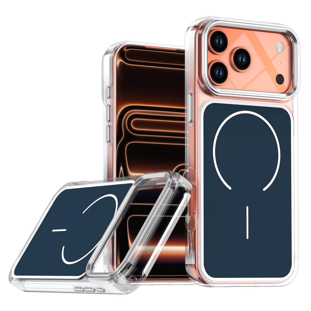 BRABUS MagSafe-Compatible Soft Edges Hard-Shell Rafin Phone Case for iPhone 17 Pro · 2
