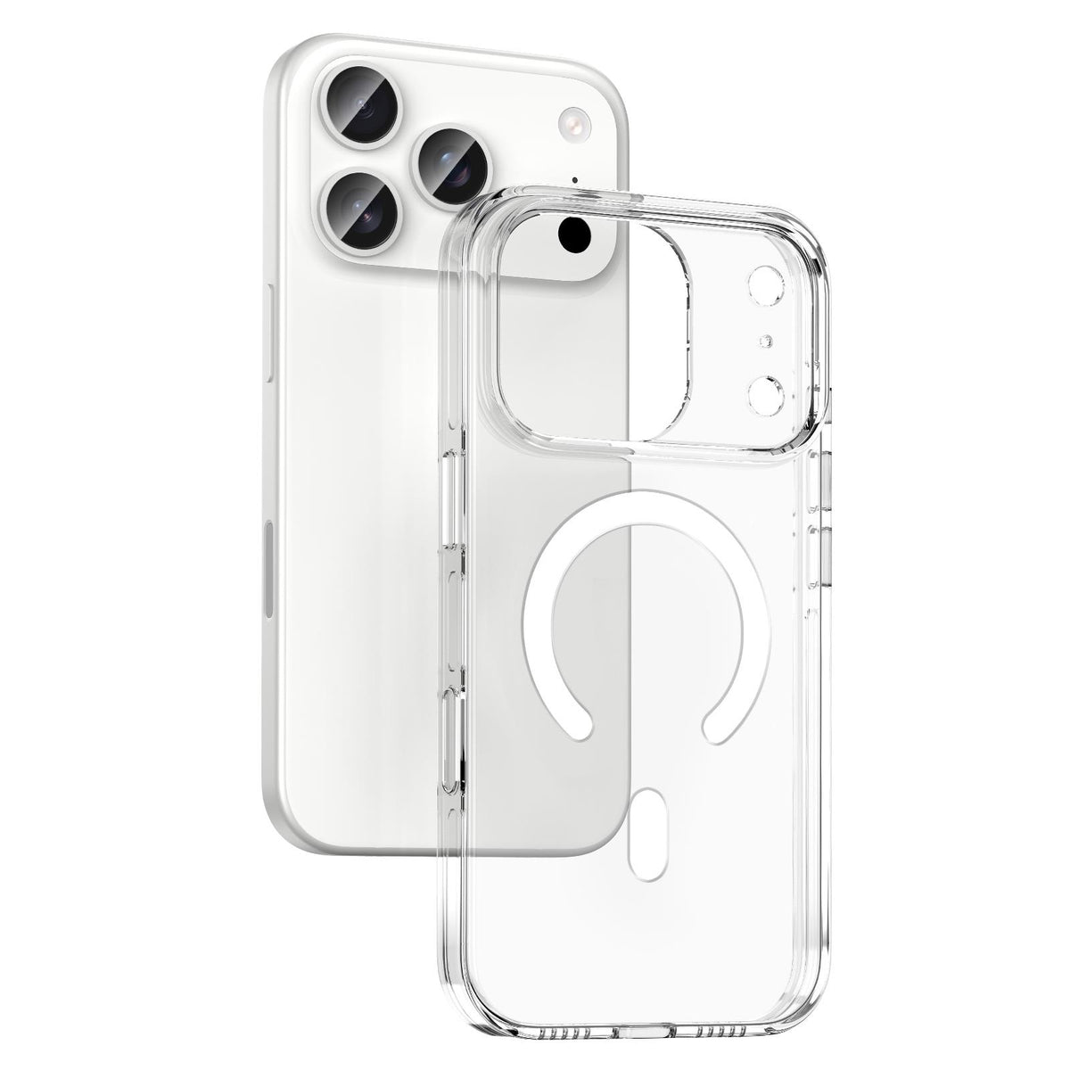 BRABUS MagSafe-Compatible Hard-Shell Royal Clear Phone Case for iPhone 17 Pro · 2