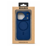 BRABUS MagSafe-Compatible Velvet-Lined Kaplamalı Deri Nut Phone Case for iPhone 17 Pro · 2