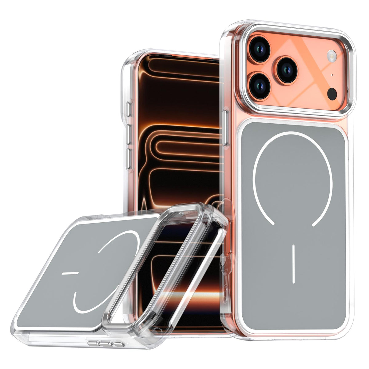 BRABUS MagSafe-Compatible Soft Edges Hard-Shell Rafin Phone Case for iPhone 17 · 2