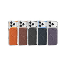 BRABUS MagSafe-Compatible Linen-Covered Yellowing-Resistant Hard-Shell Uniq Phone Case for iPhone 17 · 1