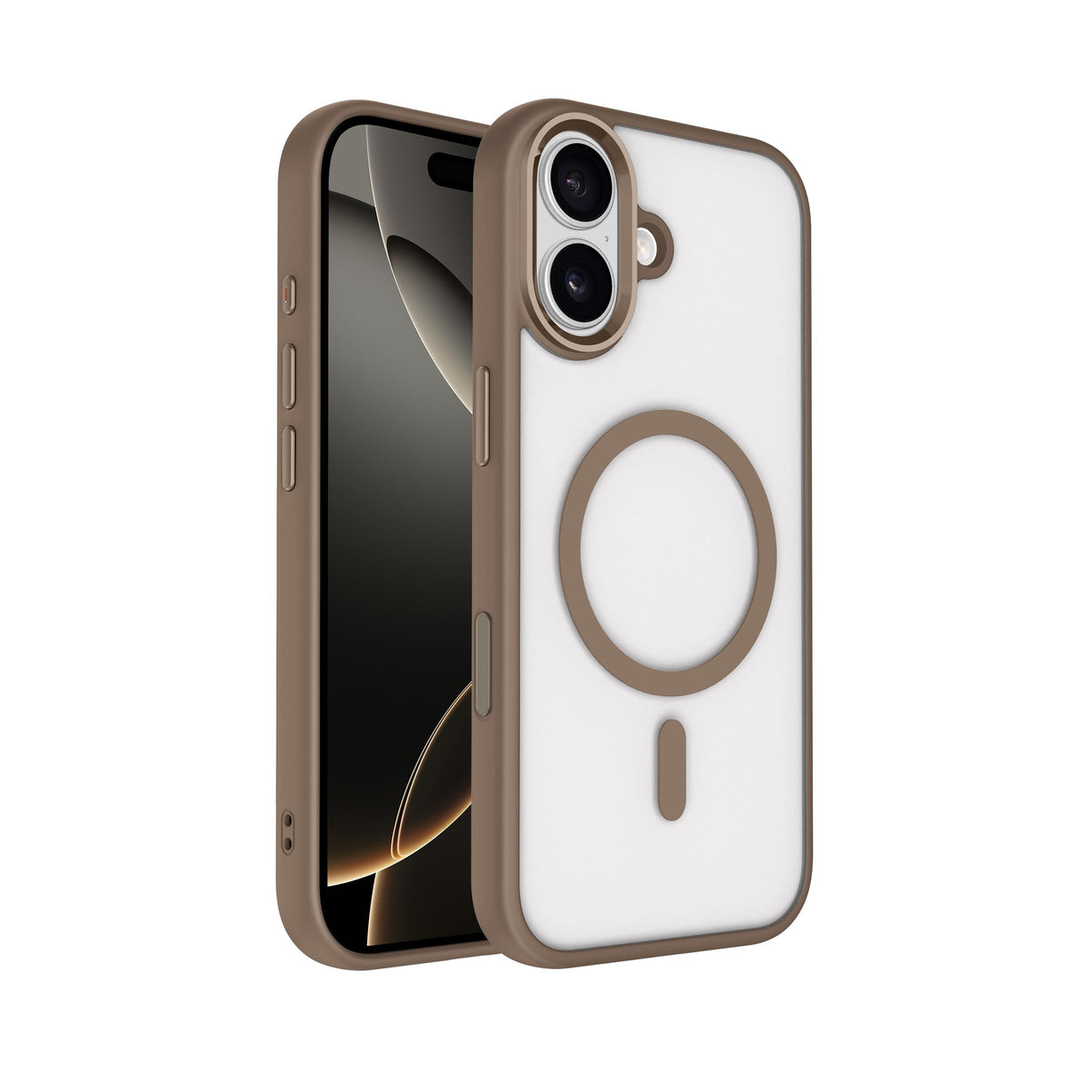 BRABUS MagSafe-Compatible Plastic Edges Kraf Silicone Case for iPhone 17 · 3
