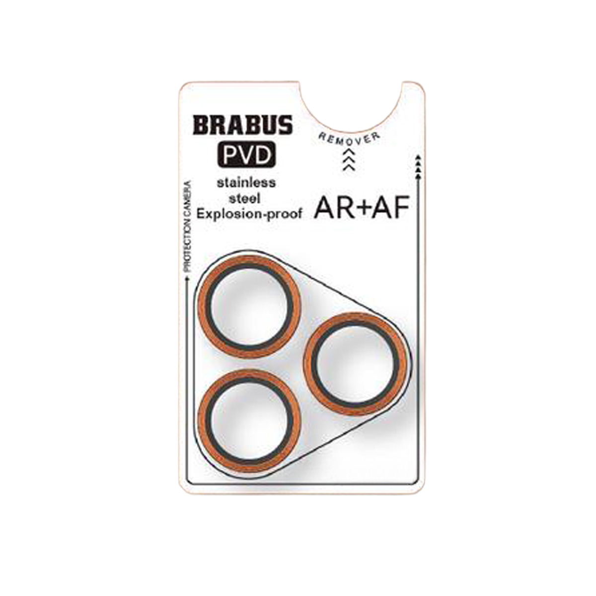 BRABUS PVD AR+AF Camera Lens Protector for iPhone 17 · 2