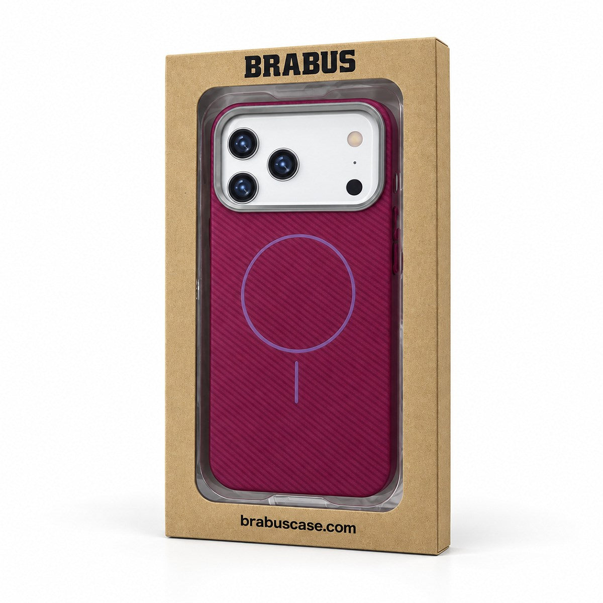 BRABUS Carbon Fiber Baskı Kaplamalı MagSafe-Compatible Patch Case for iPhone 18 Pro Max · 3