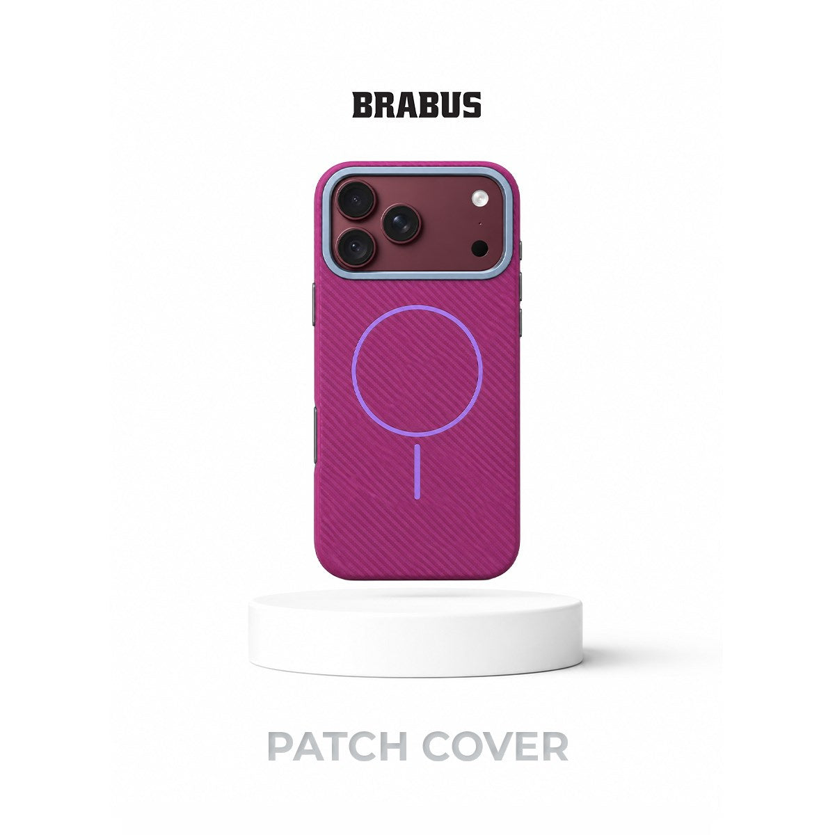 BRABUS Carbon Fiber Baskı Kaplamalı MagSafe-Compatible Patch Case for iPhone 18 Pro · 1