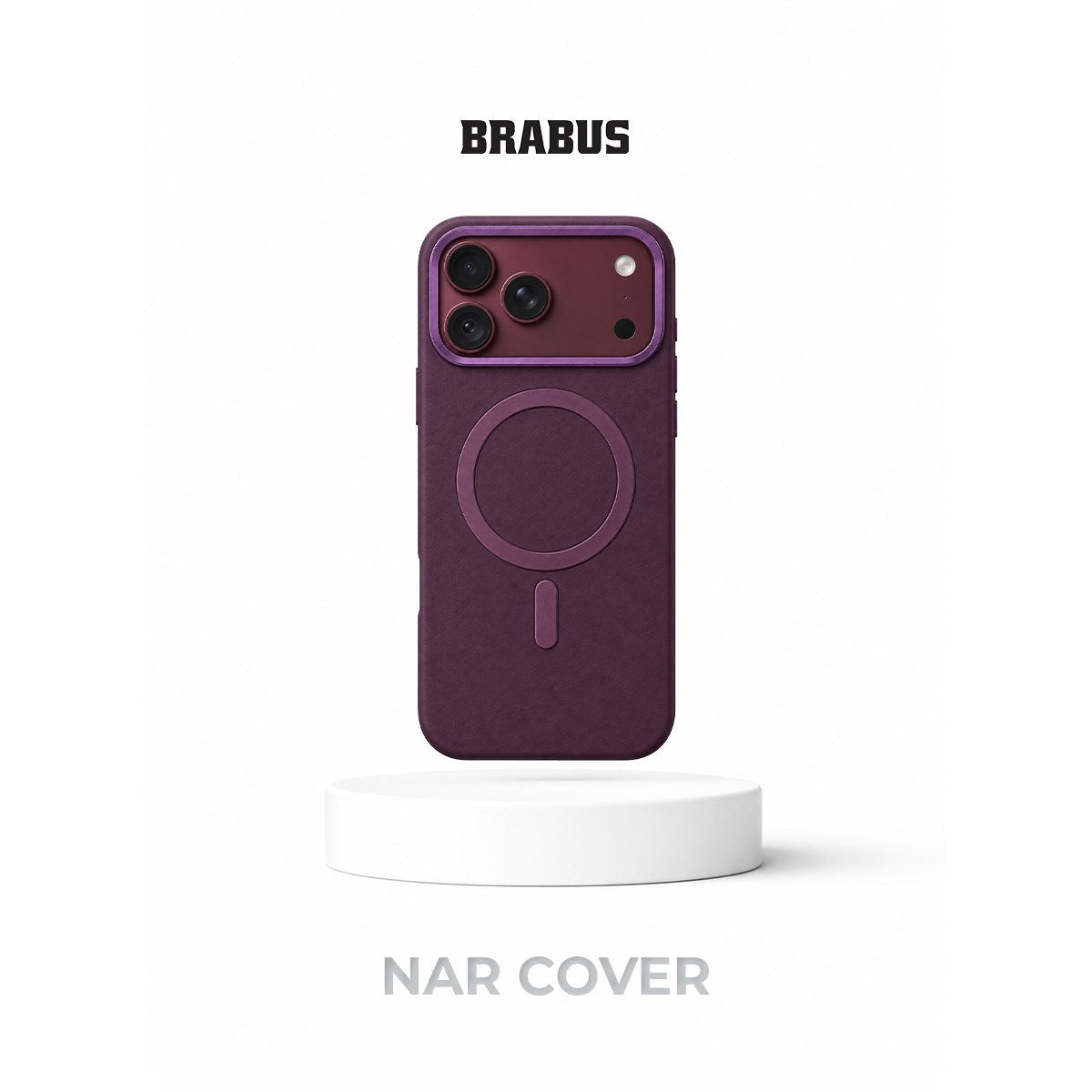 BRABUS MagSafe-Compatible Vegan Leather Nar Phone Case for iPhone 18 Pro · 1