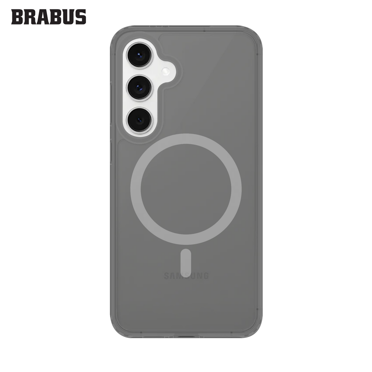 BRABUS S24 Extra Hard-Shell Kenarlı MagSafe-Compatible HollyMag Clear Silicone Case · 2