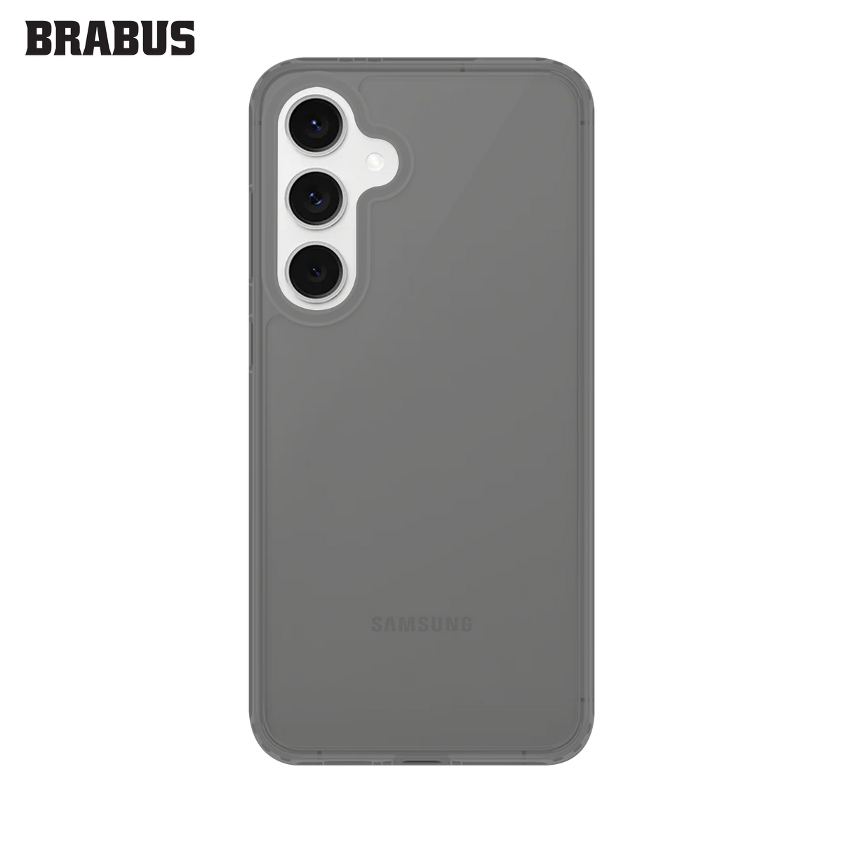 BRABUS S24 Ultra Extra Hard-Shell Kenarlı Holly Case Clear Silicone Case · 2