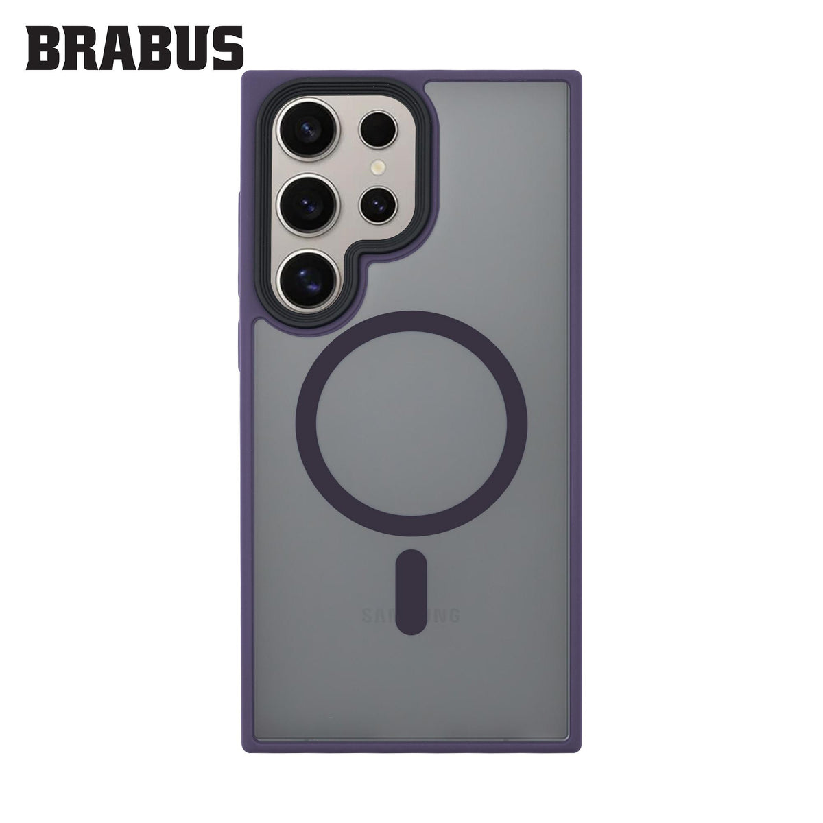 BRABUS Samsung S23 Ultra Anti-Shock MagSafe-Compatible Soft Edges Frosted Matte Fall Silicone Case · 2