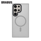 BRABUS Samsung S23 Ultra Anti-Shock MagSafe-Compatible Soft Edges Frosted Matte Fall Silicone Case · 1