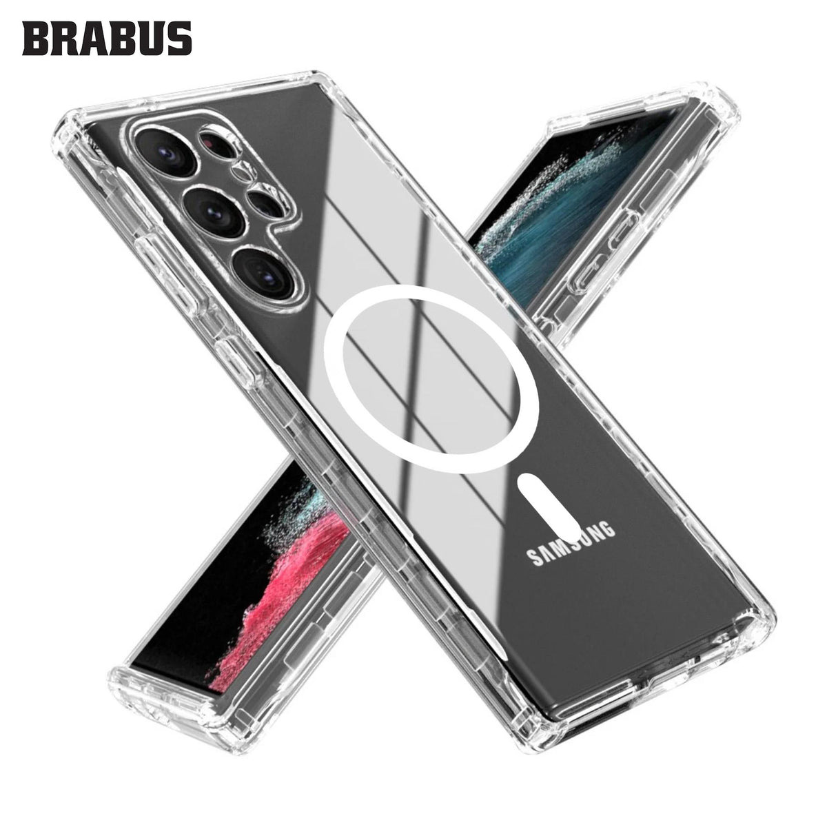 BRABUS Samsung S23 Ultra MagSafe-Compatible Slim Slim Soft Fox Silicone Case · 1