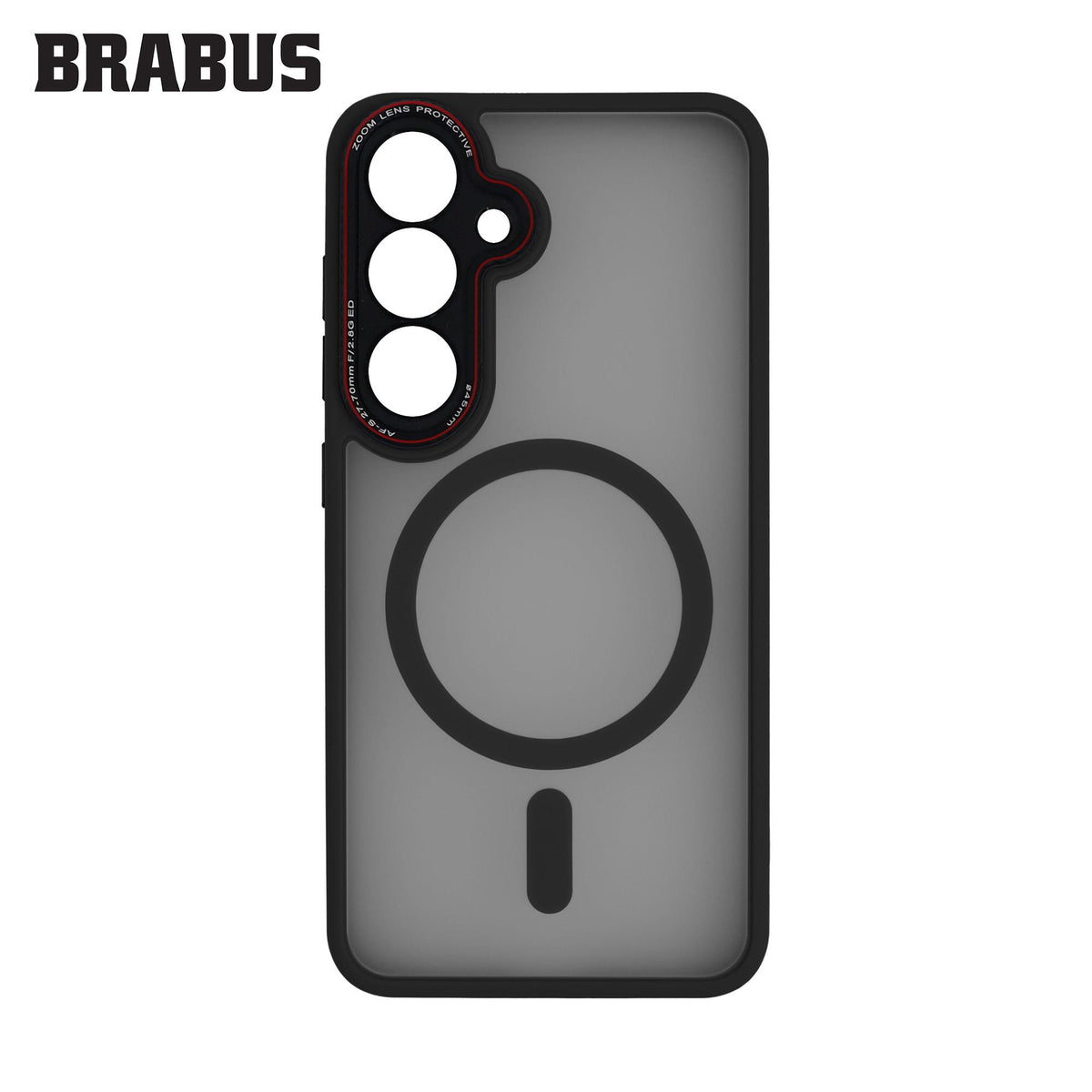 BRABUS Samsung S24 Anti-Shock MagSafe-Compatible Camera-Lens Protection Frosted Soft Edges Sonic Silicone Case · 3