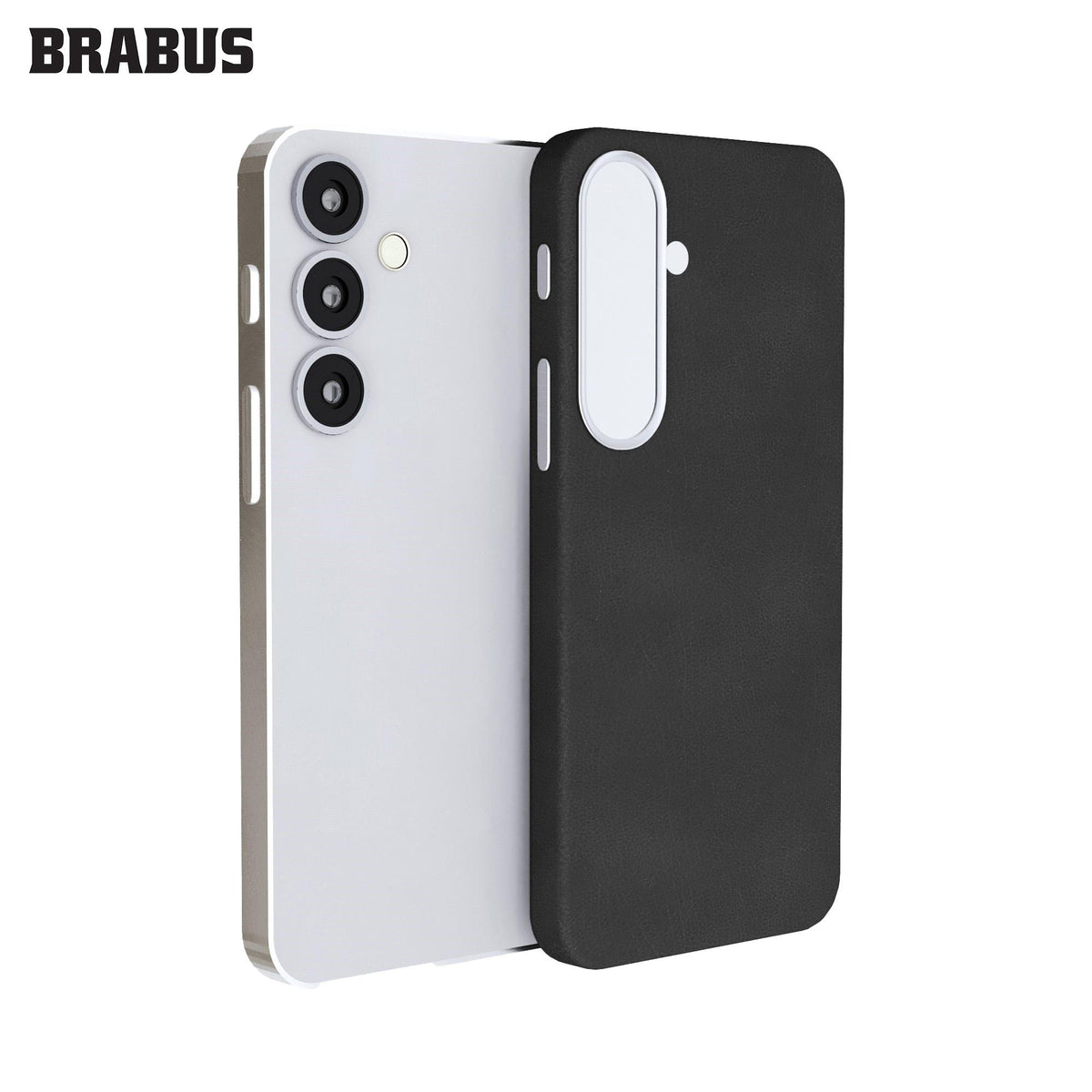 BRABUS Samsung S24 Hidden MagSafe-Compatible Deri Görünümlü Silicone Oregon Case · 3