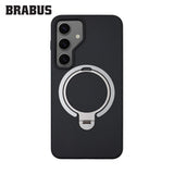 BRABUS Samsung S24 MagSafe-Compatible Carbon Fiber-Covered Metal Stand Anti-Shock Urban Silicone Case · 1