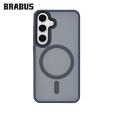 BRABUS Samsung S24 Anti-Shock MagSafe-Compatible Soft Edges Frosted Matte Fall Silicone Case · 1