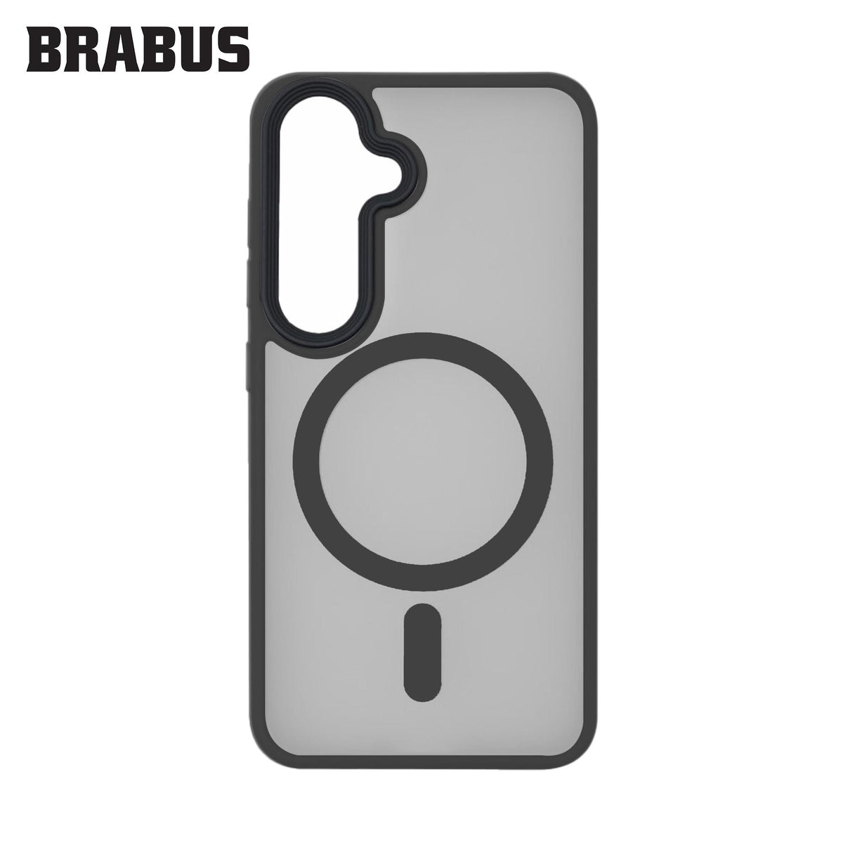 BRABUS Samsung S24 Anti-Shock MagSafe-Compatible Soft Edges Frosted Matte Fall Silicone Case · 3