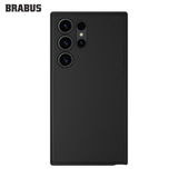 BRABUS Carbon Fiber Görünümlü Soft Edges Silicone İndigo Case for Samsung Galaxy S24 Plus · 1