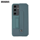 BRABUS Faux Leather Lens Korumalı Stand Kart Bölmeli Flip Kapak Phoenix Case for Samsung Galaxy S24 Plus · 2