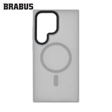 BRABUS Samsung S24 Ultra Anti-Shock MagSafe-Compatible Soft Edges Frosted Matte Fall Silicone Case · 3