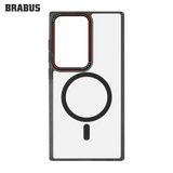 BRABUS Samsung S24 Ultra MagSafe-Compatible Colored Clear Anti-Shock Cupra Silicone Case · 3