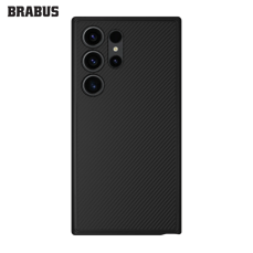 BRABUS Carbon Fiber Görünümlü S Pen Yuvalı Soft Edges Silicone İndigo Case for Samsung Galaxy S24 Ultra · 1