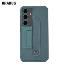 BRABUS Faux Leather Lens Korumalı Stand Kart Bölmeli Flip Kapak Phoenix Case for Samsung Galaxy S24 Ultra · 1