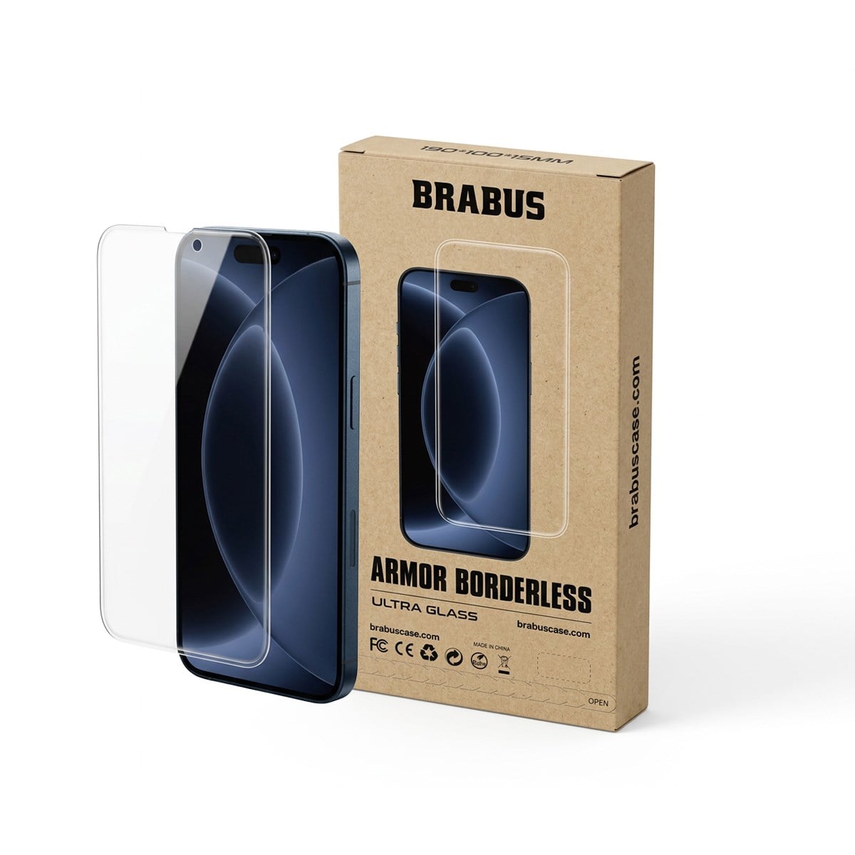 BRABUS No Black Border Curved Clear Phone Screen Protector for Samsung Galaxy S26 · 1